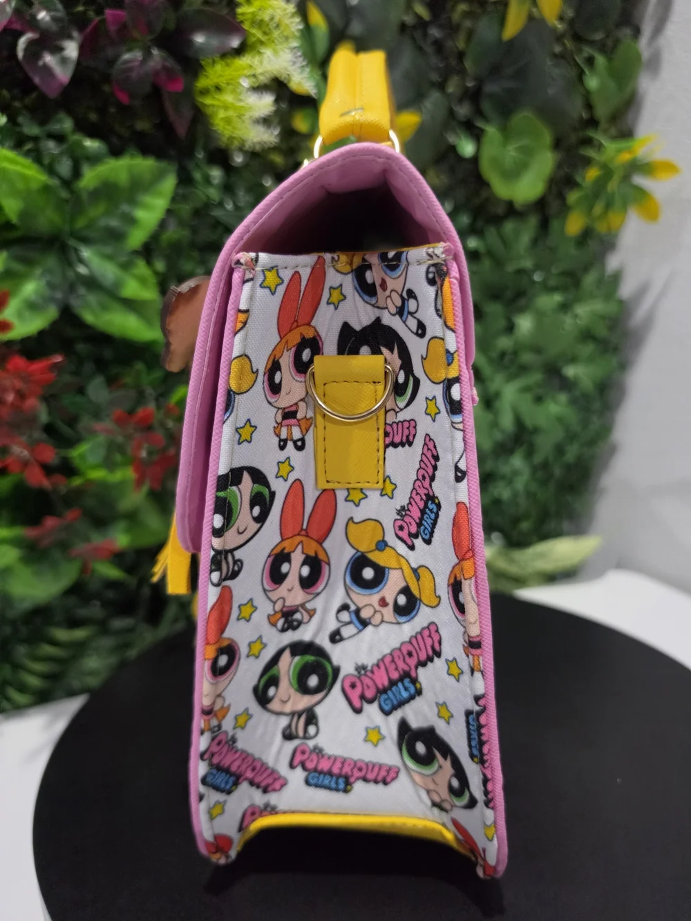 New Powerpuff Girls Pink Kids Satchel Bag with Matching Wallet